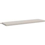 vidaXL Възглавница за пейка SOEST 100% полиестер Бяло 160 x 40 x 5 см (949028)