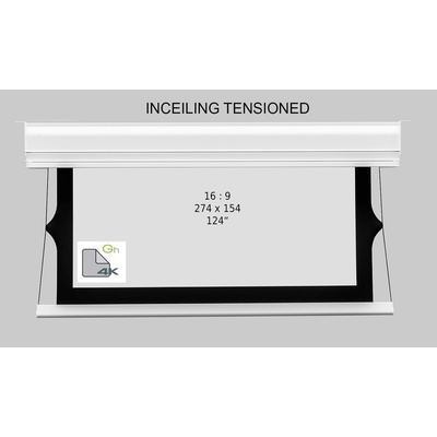 Screenline Моторизиран таванен екран, Screenline INCEILING TENS Home Vision 274x154(124"), 16: 9, ALR LONGTHROW (SL-IT274DGH)
