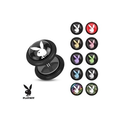 Piercingate falešný piercing playboy PFA00217 fialový Playboy/Černé