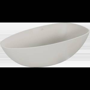 Mexen Imola свободностояща вана от конгломерат 150 x 77 cm, бетон мат - 57281507661 (57281507661)