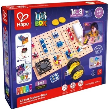 HaPe International Образователен комплект HaPe International LabBox - Изследване на вериги, 30 части (H5202)