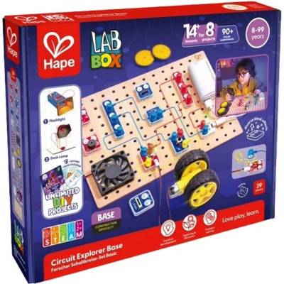 HaPe International Образователен комплект HaPe International LabBox - Изследване на вериги, 30 части (H5202)
