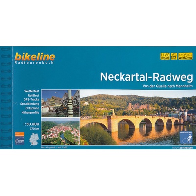 Esterbauer vydavatelství cykloprůvodce Neckar-Radweg 1:50 000 německy