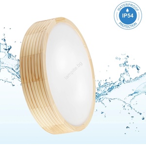 Lamkur Плафон за баня NATURAL MODERN 3xE27/15W/230V Ø 37, 5 см, бор (LA63423)