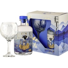 Etsu Gin 43% 0,7 l box (dárkové balení 1 sklenice)