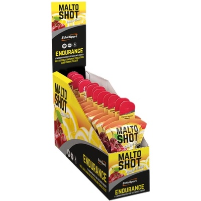 EthicSport MALTOSHOT Endurance [15 x 50 мл] Череша с лимон
