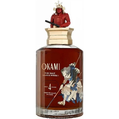 Okami 4 yo Pure Malt 40% 0,7 l (holá láhev)
