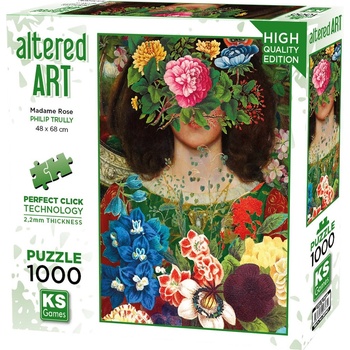 KS Games Пъзел KS Games от 1000 части - Госпожица Роза (20747)