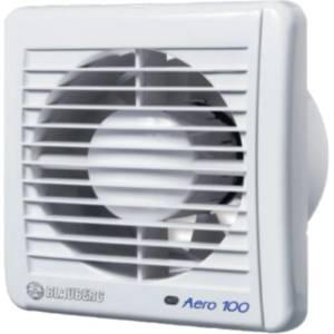  Безшумен вентилатор за баня Bravo Aero Ø100, с обратна клапа и двигател на лагери (BlaubergAeroSTILL-100-1)