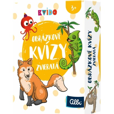 Albi Obrázkové kvízy Zvieratá Kvído