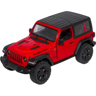Kinsmart Jeep Wrangler 2018 červená 1:34