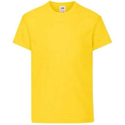 Fruit of the Loom Dětské triko 61-019-0 Yellow