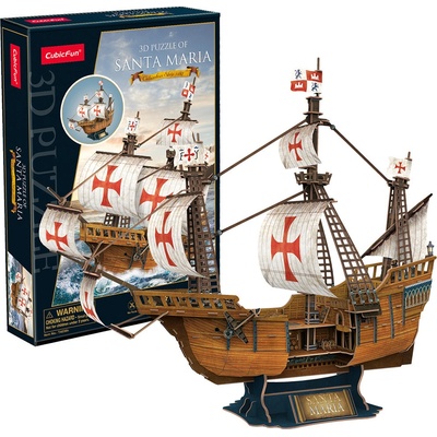 CUBICFUN 3D puzzle Loď Santa Maria 204 ks
