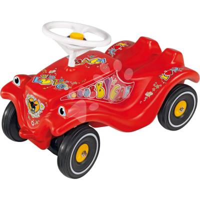 BIG auto Bobby Car Classic Led červené so svietiacou karosériou a klaksónom