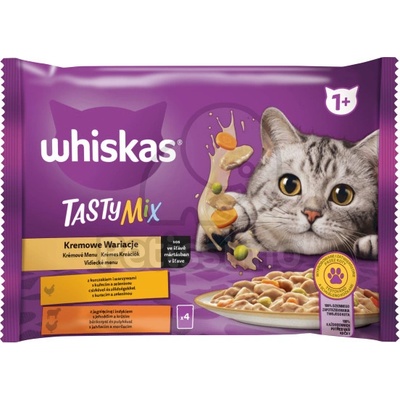 Whiskas Tasty Mix Creamy Creations 4x85 g
