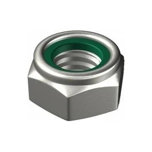 Uncanny Brand Zinc-plated nut with insert din 985 class 8.8 m20*1.5
