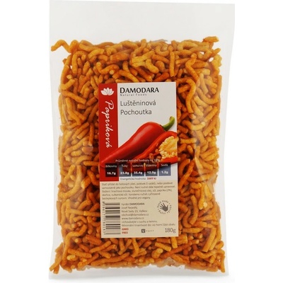 Damodara Luštěninová pochoutka papriková 180g