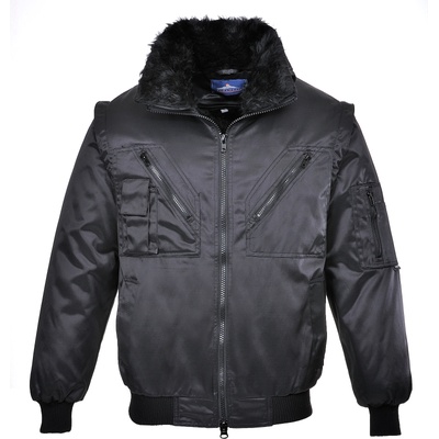 Portwest Работно яке за охранители pilot със свалящи ръкави (pj10)