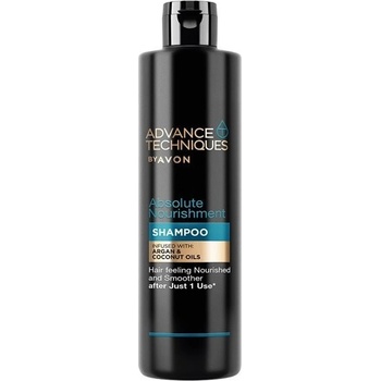 Avon Absolute Nourishment Shampoo s arganovým a kokosovým olejem 400 ml