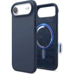 elago Силиконов (TPU) калъф с MagSafe за iPhone 17 Air - Elago Magnetic Soft Silicone Case (тъмносин) (ES17MSSC66AIR-JIN)