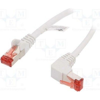 Goobay 51551 Patch S/FTP Cat 6 lanko Cu 2m bílý