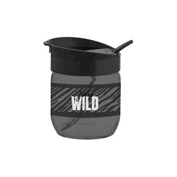 Mercanlar M-162012-Буркан с декор и лъжичка 425ml "Stay Wild (0154403)