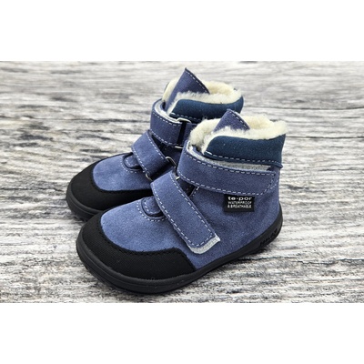 Jonap kožené zimní boty s membránou Jerry modrá