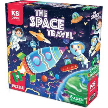 KS Games Пъзел KS Games от 35 части - Космическо пътешествие (PRS32711)