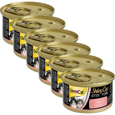 Gimborn GimCat ShinyCat Kitten пиле 6 x 70 г