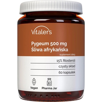Vitaler's Простата и уринарен тракт - Пигеум (Африканска череша), 500 mg x 60 капсули (408075 (VIT-0807) VIT)