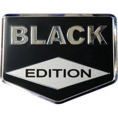 Avisa Hliníkové samolepící 3D logo BLACK EDITION - | Zboží Auto