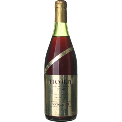 Antonutti Picolit sladké bílé 1980 0,75 l (holá láhev)