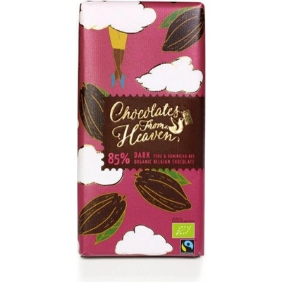 Chocolates from Heaven - Bio hořká čokoláda Peru a Dominikánská republika 85%, 100 g