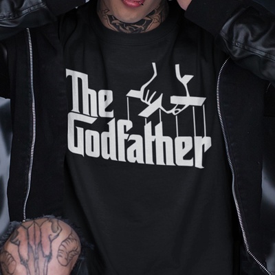 Tričko s potlačou The Godfather čierna