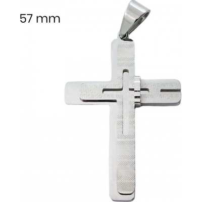 Exeed 245148 Přívěsek z chirurgické oceli kříž