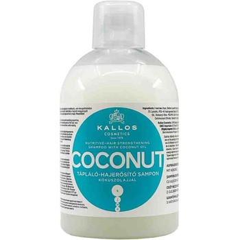 Kallos KJMN Coconut Nutritive-Hair Strengthening Shampoo With Coconut Oil 1000 ml