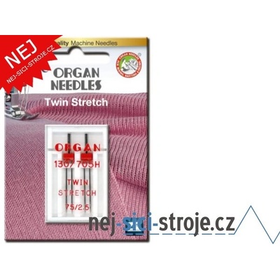 Dvojjehla na pleteninu rozpich 2,5 mm - 2 ks
