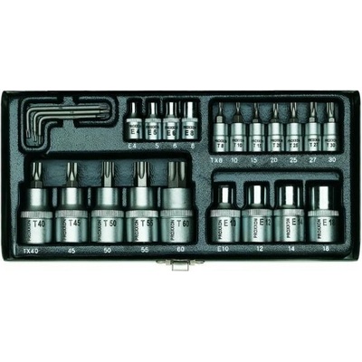PROXXON 23102 Sada TORX orechov 23 dielna 1/4" a 1/2" PROXXON