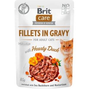 Brit Cat Pouch Hearty Duch in Gravy пауч за котки с патешко в сос 85gr