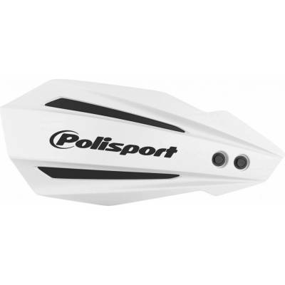 Chrániče páček POLISPORT MX BULLIT s montážní sadou bílá 8308500002