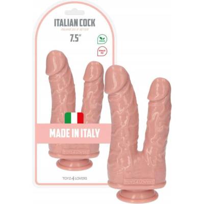 Toyz4lovers Oboustranné dildo aa 19,5 cm v tělové barvě