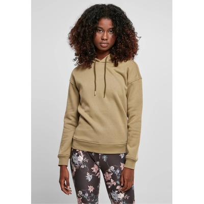 Urban Classics Дамски суичър в цвят каки Ladies Hoody khaki UB-TB1524-00472 - Каки, размер XS
