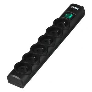 EVER Optima 3m Черен 6 AC изход(а) 250 V (T/LZ08-OPT030/0000)