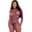Топ и чорапогащник, лилав цвят - Top Leggins Hardcore S/M/L (D-239450)