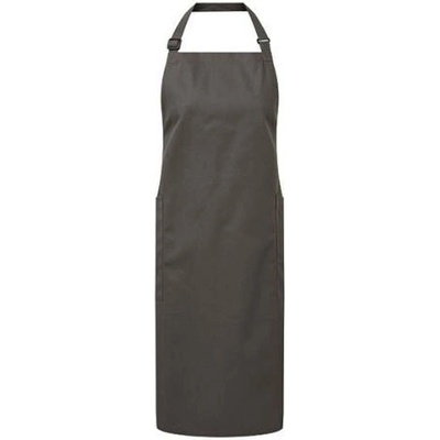 Premier Workwear Zástěra z recyklovaného materiálu a biobavlny PR120 Dark Grey Pantone 431 86x72cm