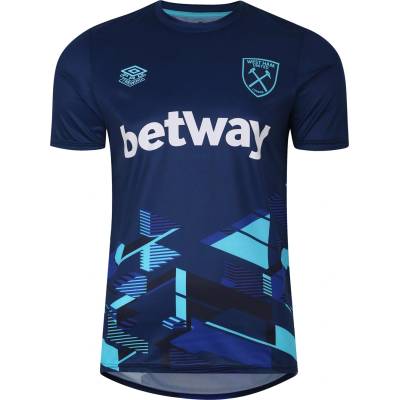 Umbro Фланелка Umbro West Ham Unitd Warm Up Jersey 2023 2024 Adults - Nvy/DSrf/Blfish