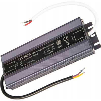Napájecí zdroj pro LED pásky BLOW vodotěsný 12V 8,33A 100W
