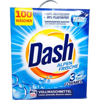 Dash прах за пране, Бяло пране, 5.5кг, 110 пранета