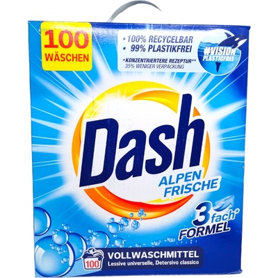 Dash прах за пране, Бяло пране, 5.5кг, 110 пранета
