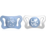 Chicco Physio Micro 0-2 m биберон Blue 2 бр